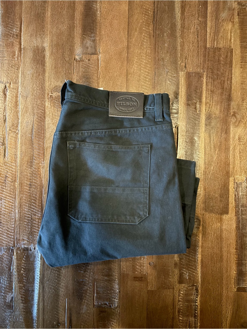 Filson Men's Black Work Pants 11.5oz Filson Cotton size 34x34